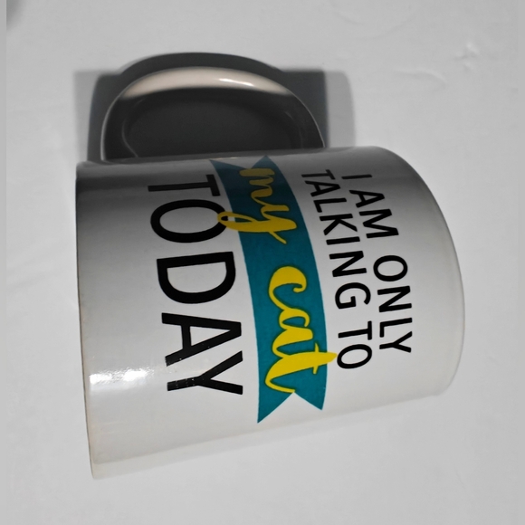 I'm Only Talking To My Cat Today Coffee Cup Mug - Picture 3 of 6